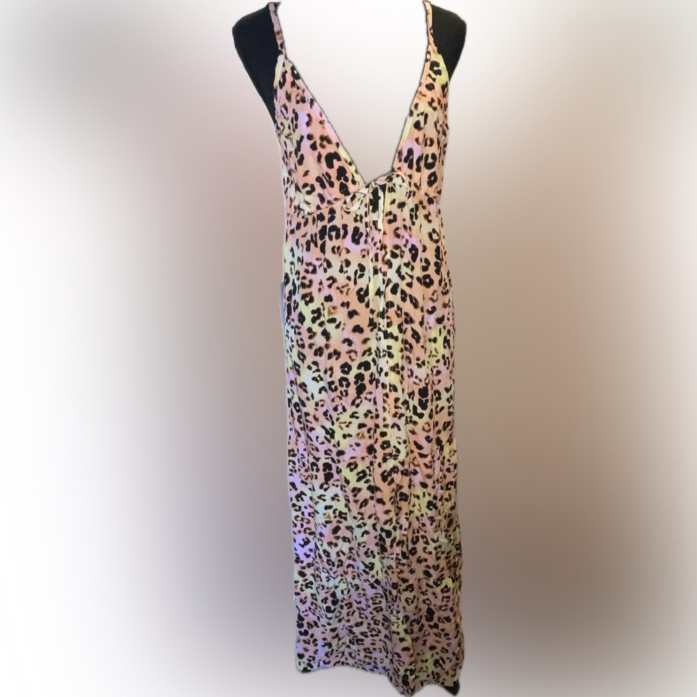 NEW Bar III
Women's Animal-Print Swim Cover-Up Maxi Dres, MED